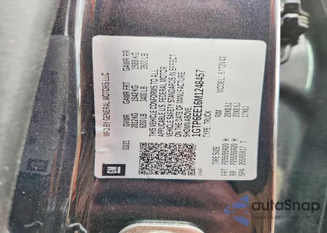 2021 GMC Canyon Denali z USA, uszkodzony, nr VIN 1GTP6EE16M1248457